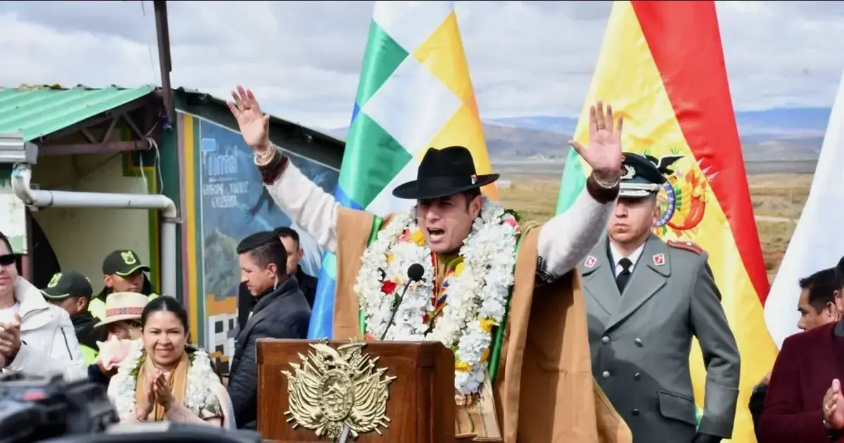 Edmand Lara, vicepresidente, en La Apacheta.