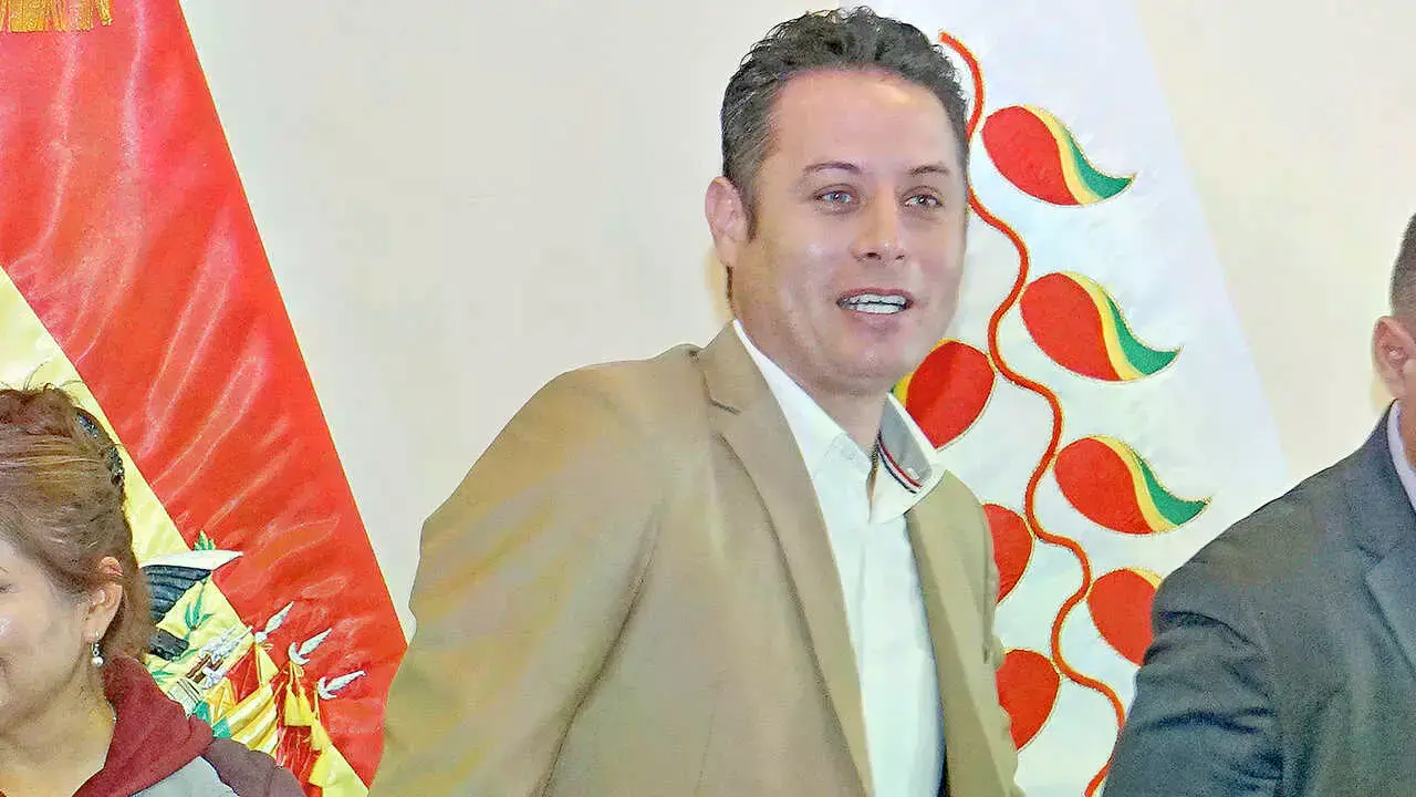 El vicepresidente Edmand Lara en una imagen de archivo.