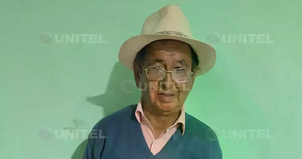 El exgobernador Lino Condori tras su aprehensión