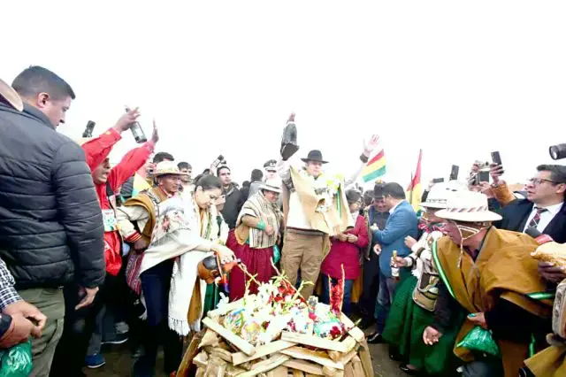 Edmand Lara, durante la celebración.