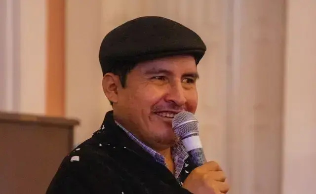 El gobernador de Chuquisaca, Damián Condori.