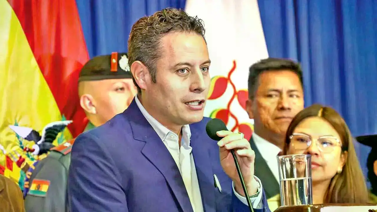 El vicepresidente de Bolivia, Edmand Lara.