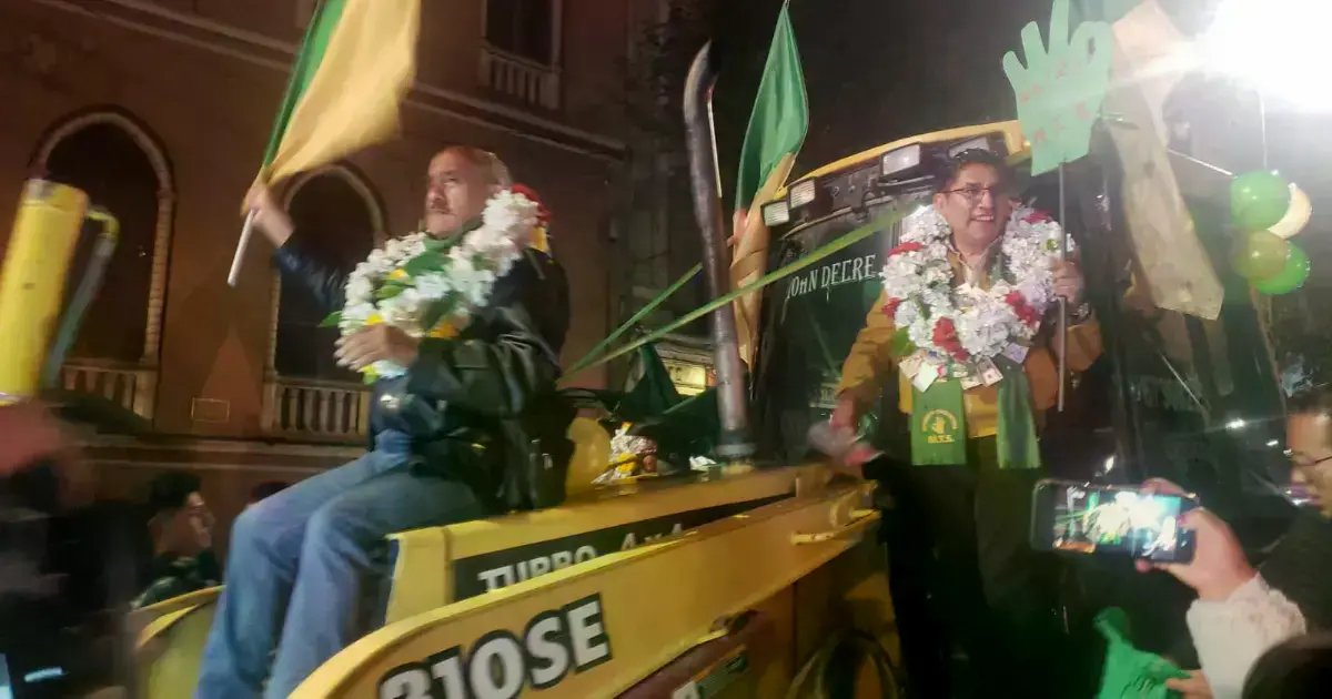 Caravana de MTS en La Paz.