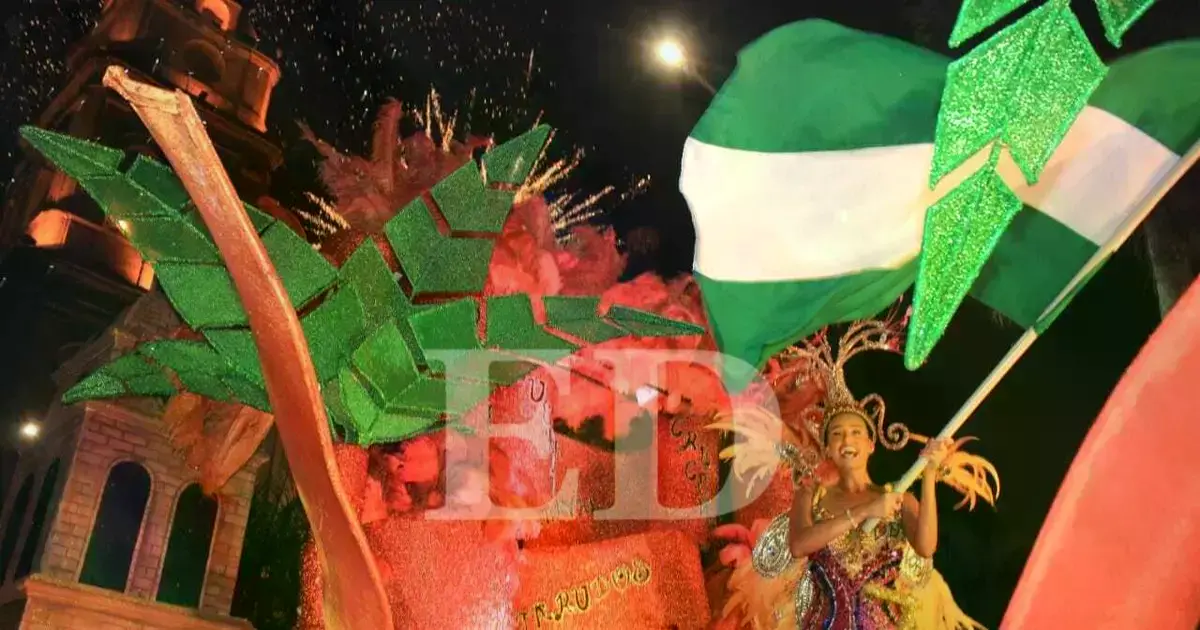 Camila I, reina del carnaval cruceño 2026