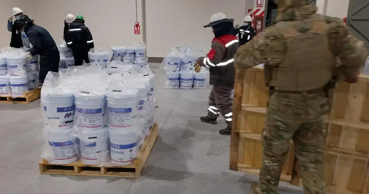 Operativo realizado en la frontera.