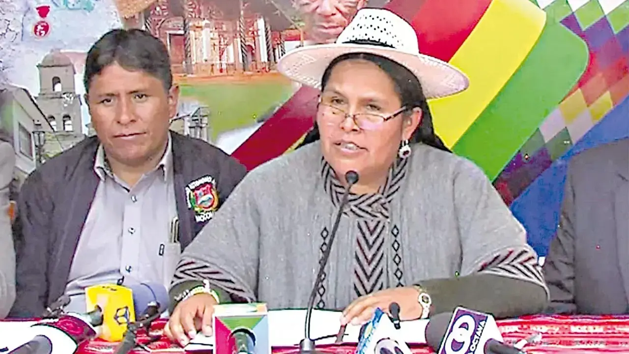 La exministra de Culturas, Sabina Orellana.