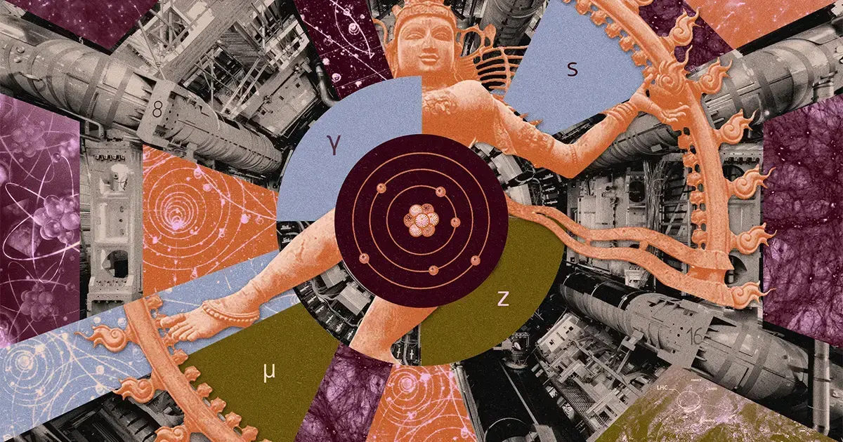 El detector CMS en el CERN mostrando evidencia de la desintegración del bosón de Higgs.