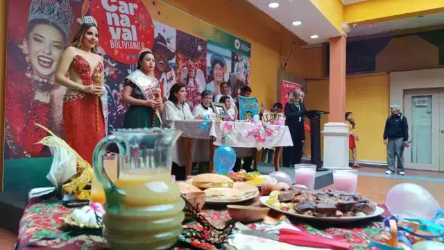 Presentación del Carnaval Grande 2026 de Sucre en La Paz.