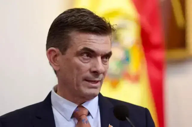El presidente de Bolivia, Rodrigo Paz.