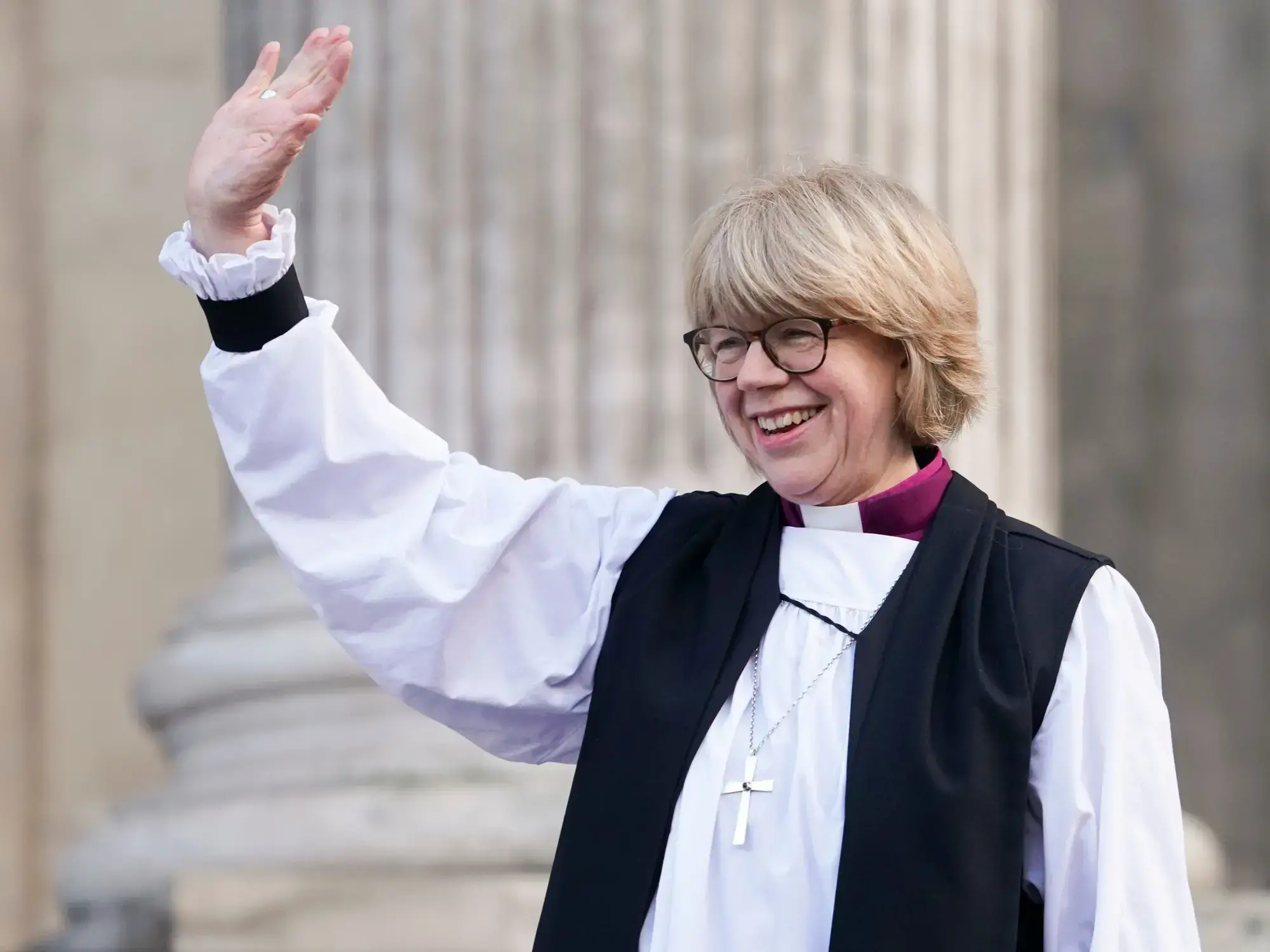 Sarah Mullally en la Catedral de St Paul en Londres.