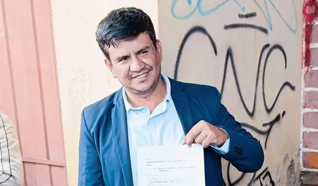 El candidato a la Gobernación de Chuquisaca, Luis Ayllón.
