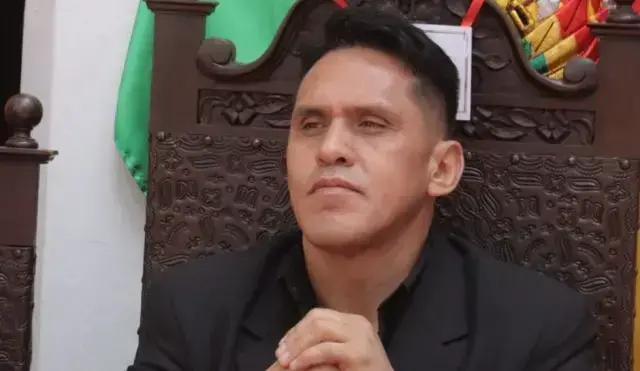 El concejal Gonzalo Pallares.