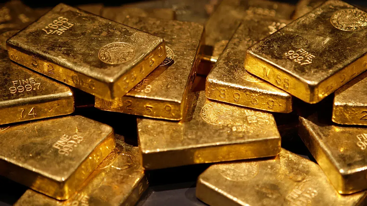 Lingotes de oro en una cámara acorazada de Nueva York, noviembre de 2006.