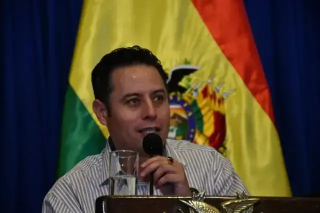 El vicepresidente Edmand Lara en una aparición anterior.