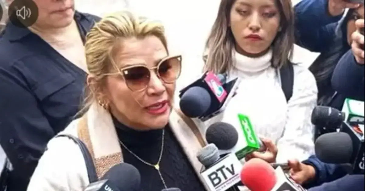 La expresidenta Jeanine Áñez.