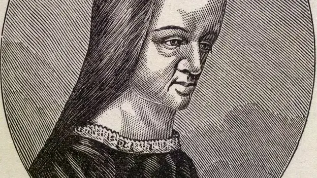Representación de Ann Lee, líder de los Shakers.