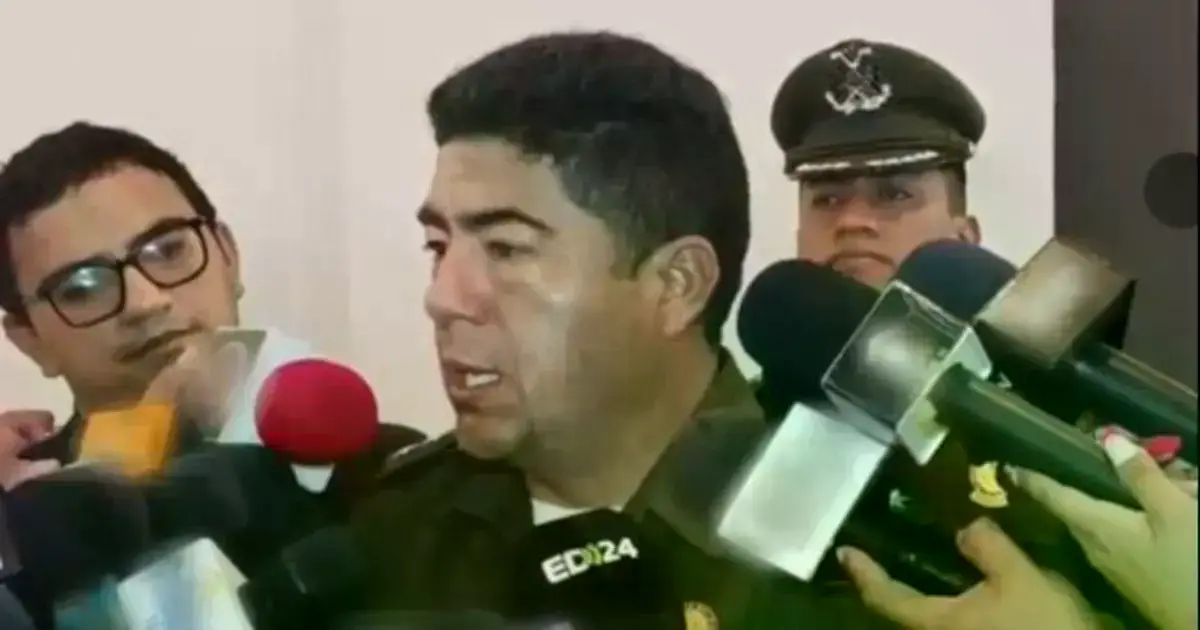 David Gómez, comandante policial de Santa Cruz
