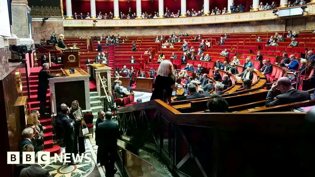 Sede de la Asamblea Nacional francesa en París.