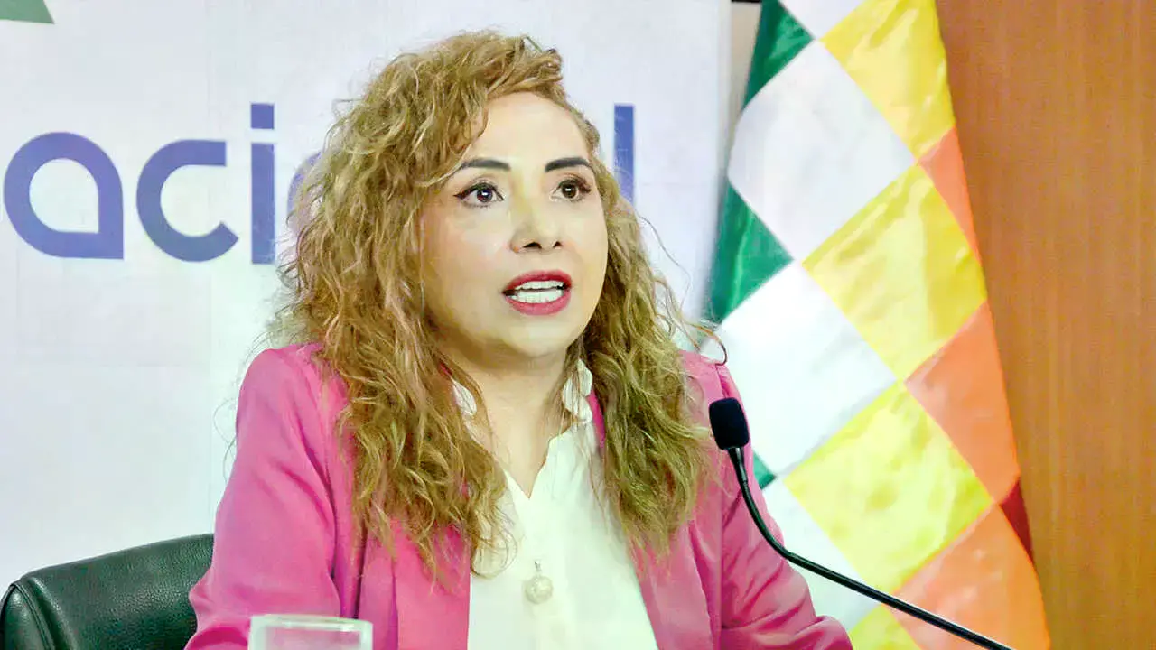 Karina Serrudo presidió la Aduana durante el gobierno de Luis Arce.