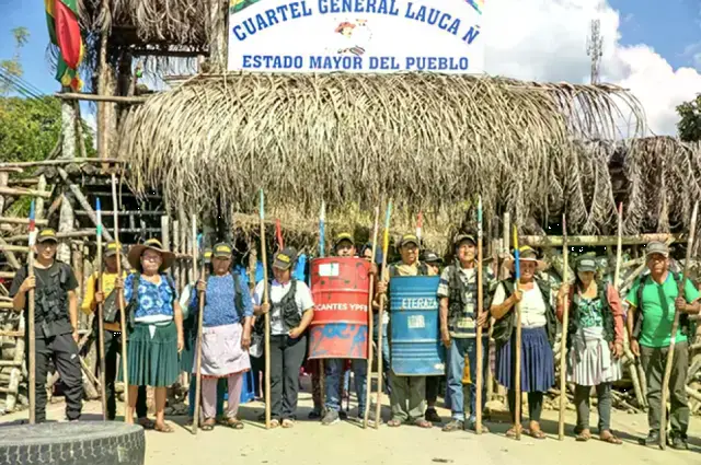 El exmandatario tiene su cuartel general en Lauca Ñ.