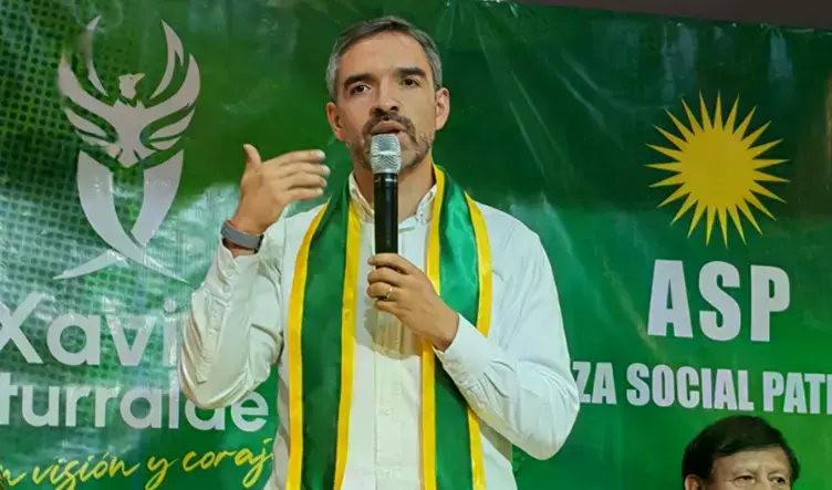 Xavier Iturralde, candidato a la Alcaldía de La Paz.
