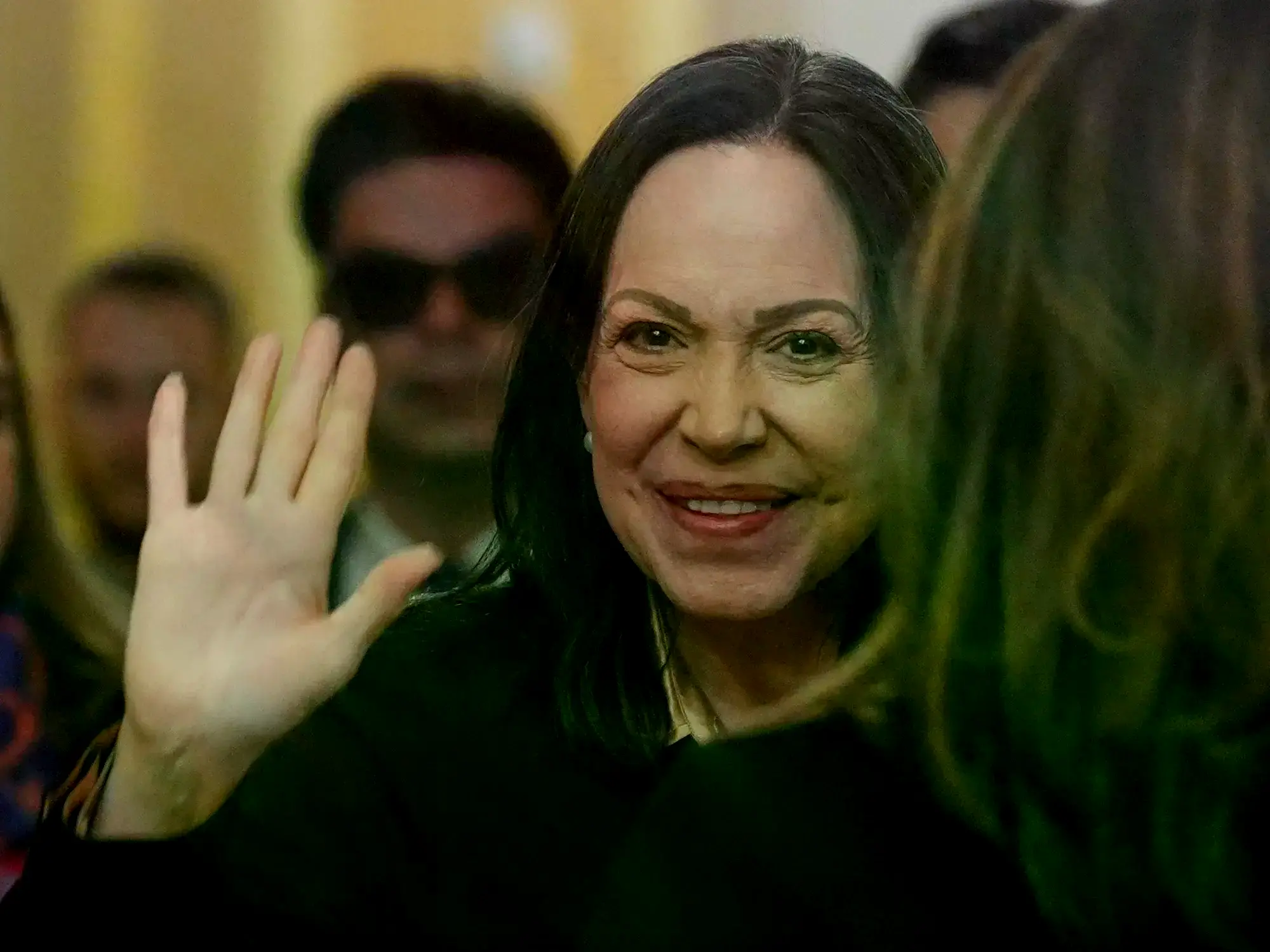 La líder opositora venezolana y Premio Nobel de la Paz, María Corina Machado, habló de la amnistía que propuso el régimen.
