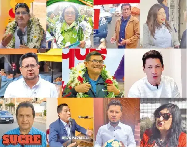 Así se ven los candidatos en la plataforma de mayor alcance.