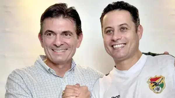 Rodrigo Paz y Edmand Lara.