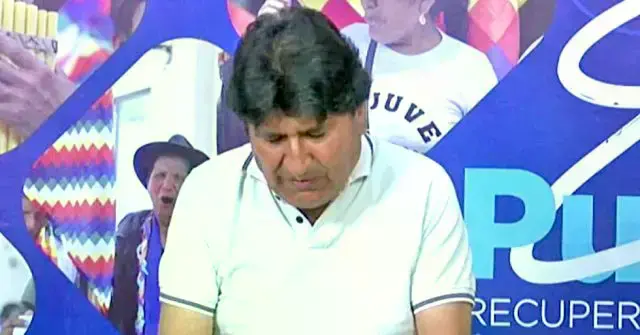 El expresidente Evo Morales.