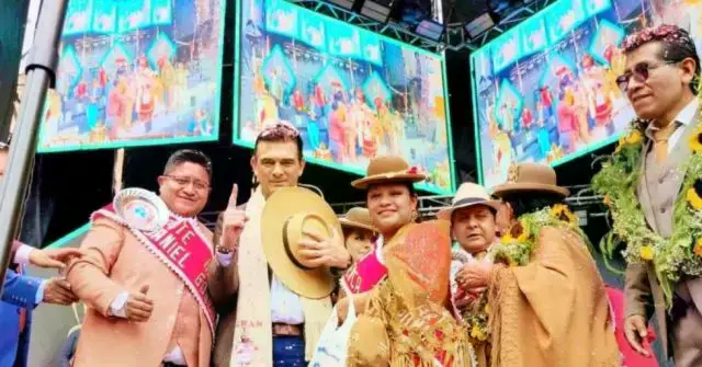 Paz participa en un preste.