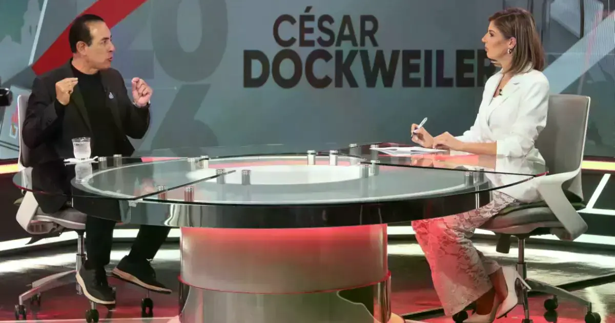 El candidato a la Alcaldía de La Paz, César Dockweiler.