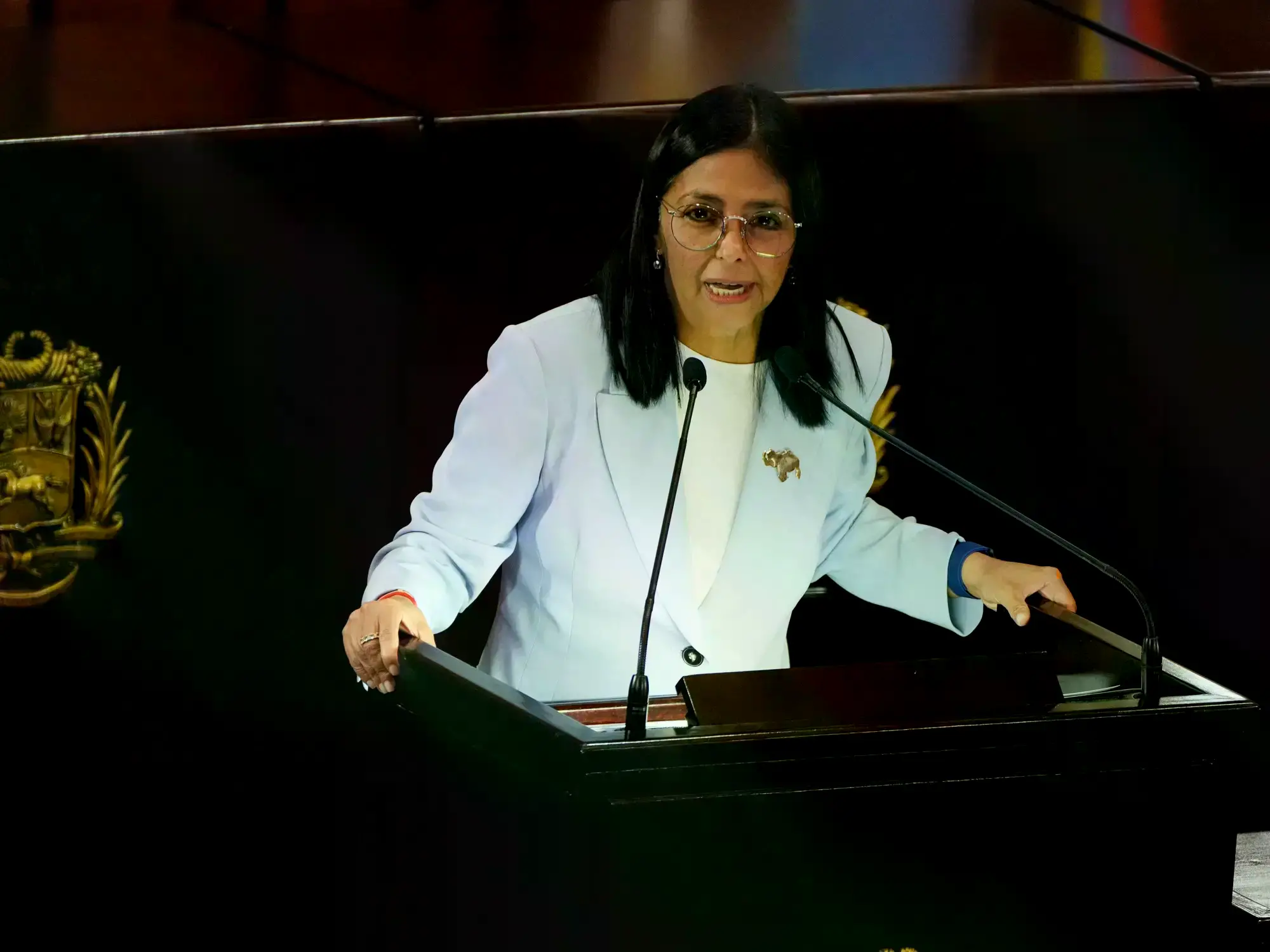 La embajadora Laura Dogu llegó este sábado a Caracas.