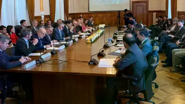 Reunión en instalaciones de la Cancillería con el Equipo Europa.