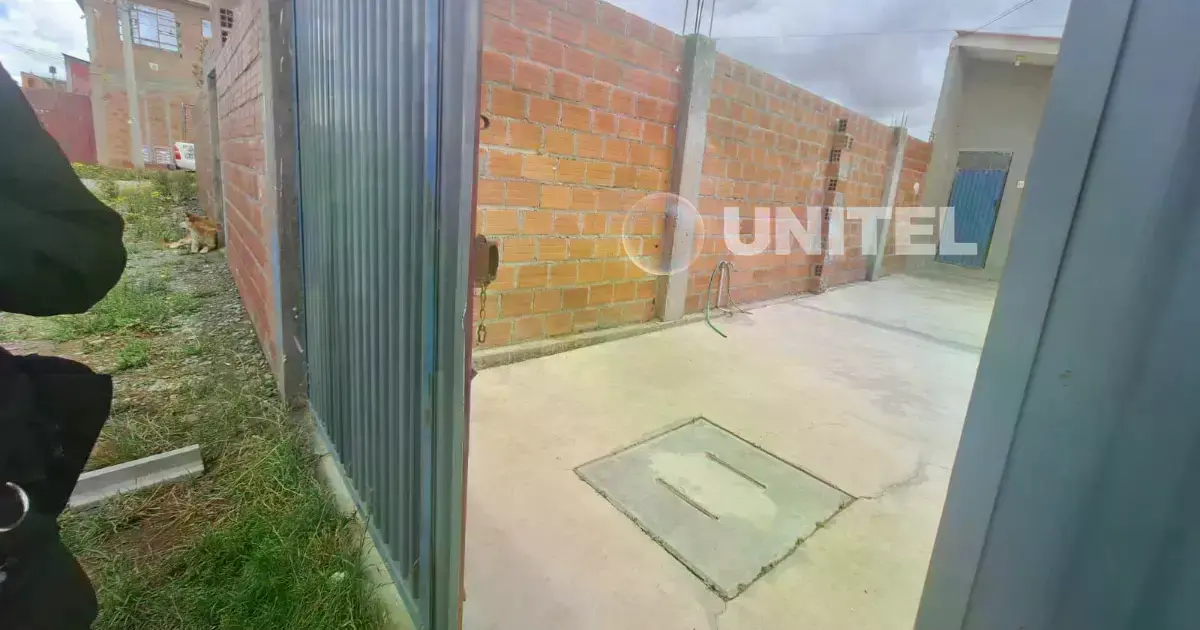 Imagen de la vivienda robada en la zona Mercedario de El Alto.