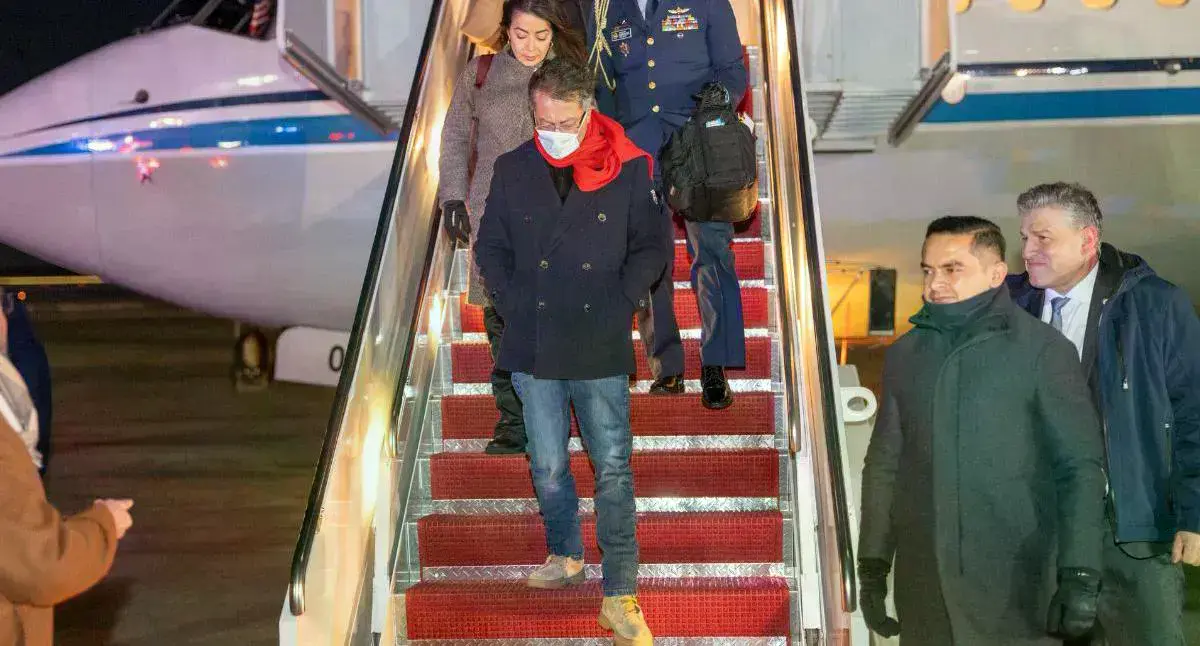 Petro llega a Washington para la cumbre con Trump