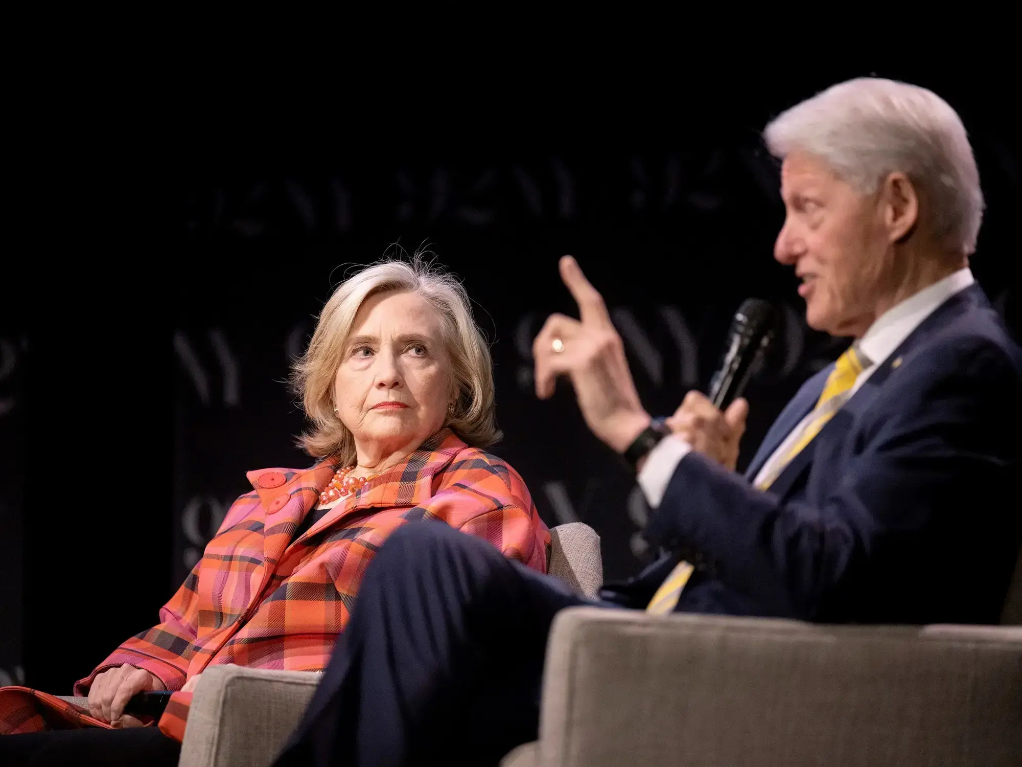 Bill y Hillary Clinton.