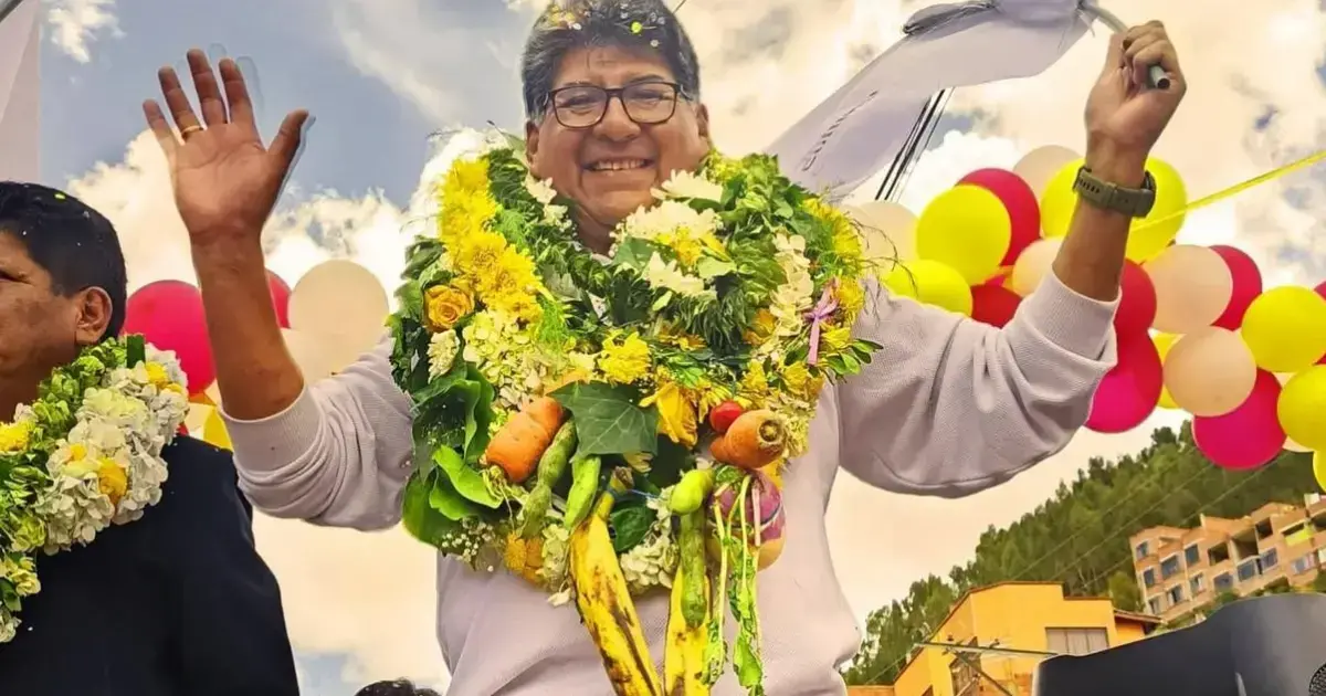 El candidato a la Alcaldía de La Paz, Isaac Fernández.