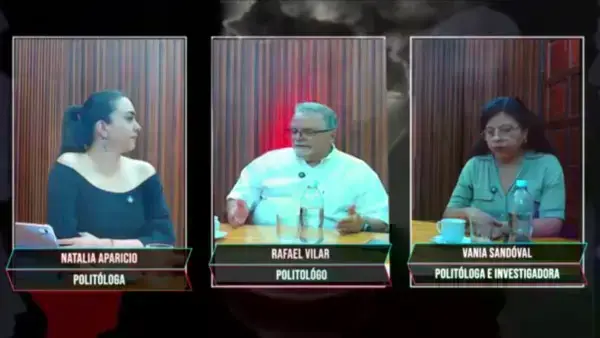 Captura de video del programa "Hablar de Bolivia con una Taza de Café".