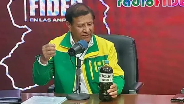 Candidato a la gobernación de La Paz por ASP, Augusto Oblitas.