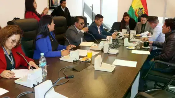 Sesión de la comisión de Justicia Plural de Diputados.