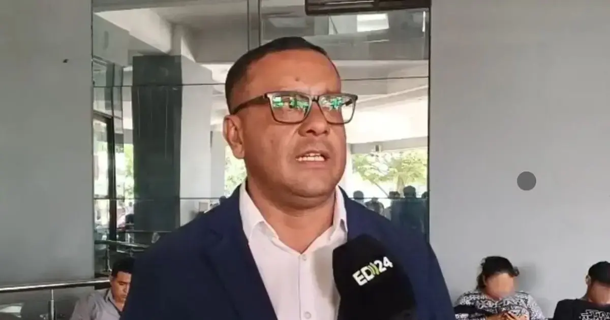 El abogado Pablo Calcina, representante legal de la familia del adolescente.
