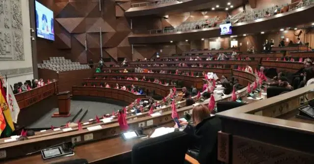 Sesión en la Cámara de Diputados.