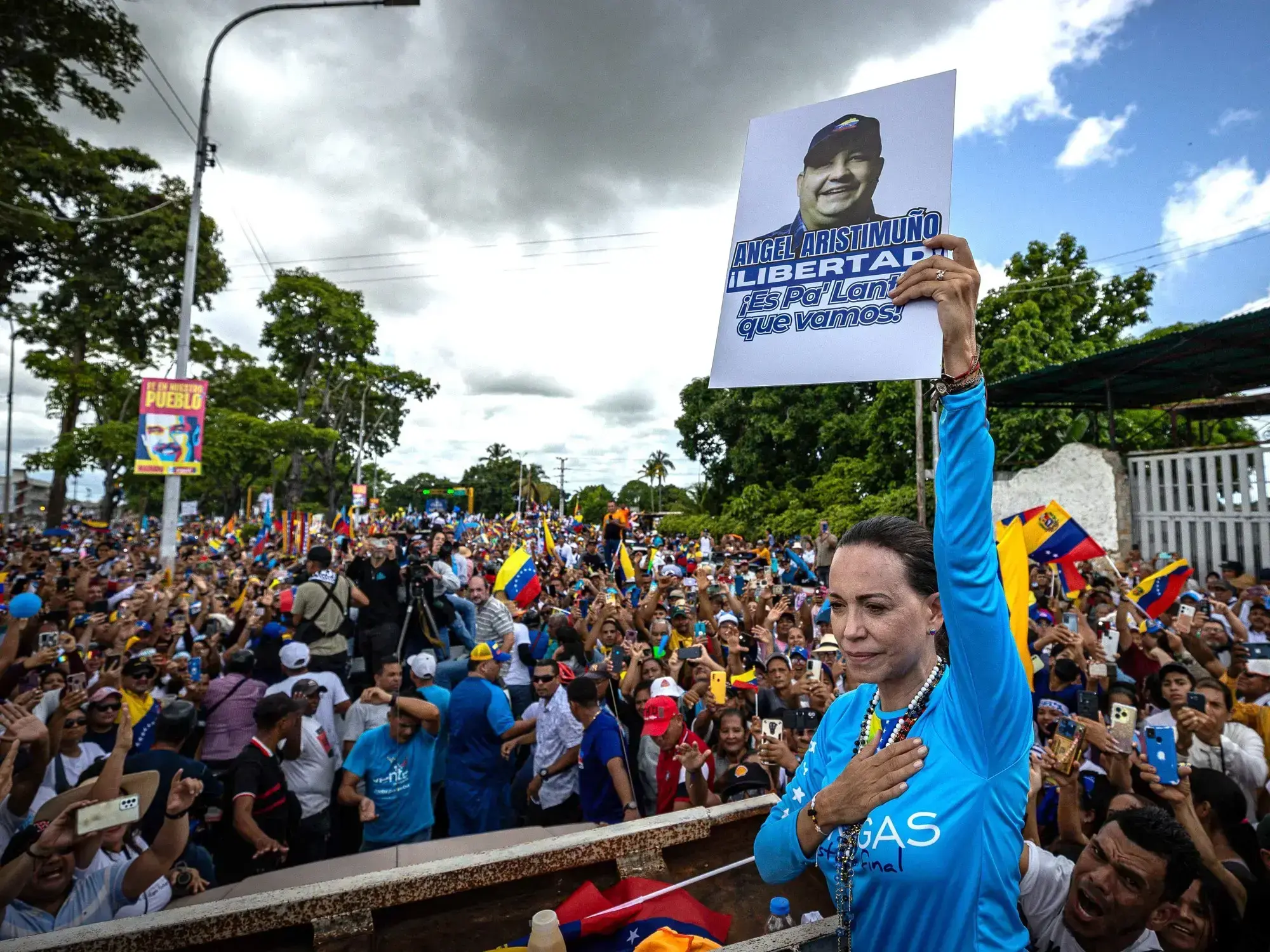 María Corina Machado, la líder de la oposición en Venezuela.