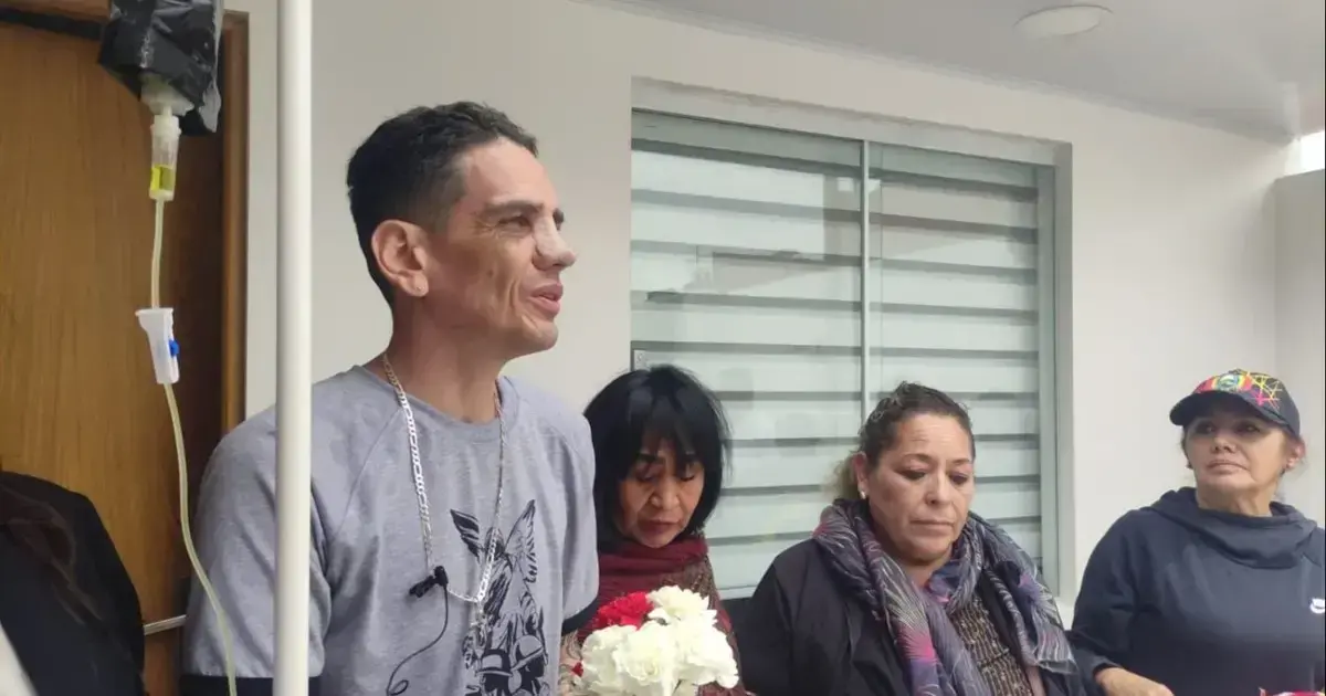 Bascopé en la clínica cuando recibió la noticia de la orden de libertad