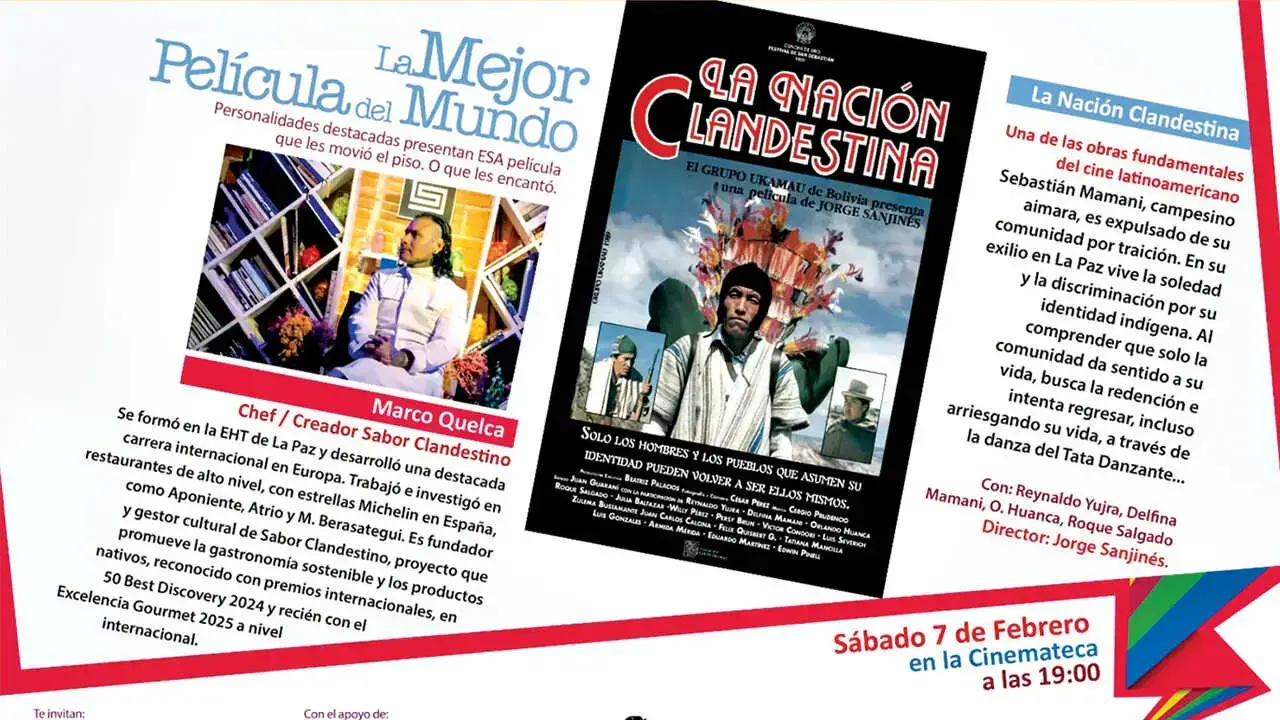 Afiche promocional del evento.
