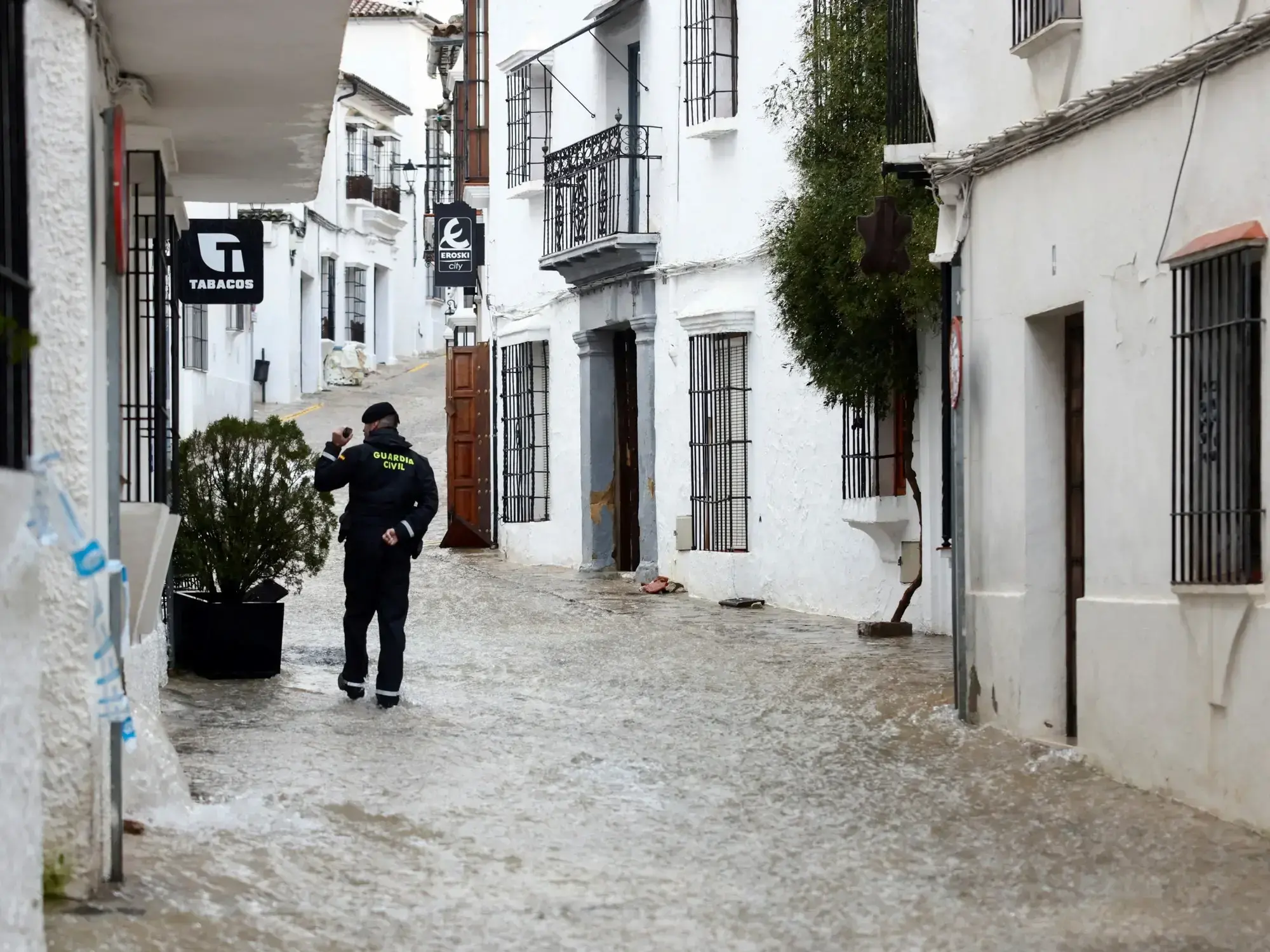 Inundaciones en Andalucía por el temporal.