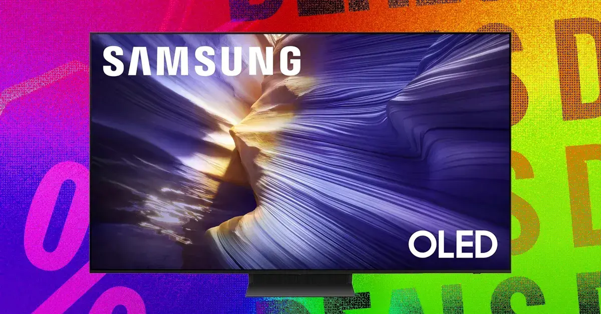 Televisor Samsung S90F QD-OLED de 77 pulgadas.