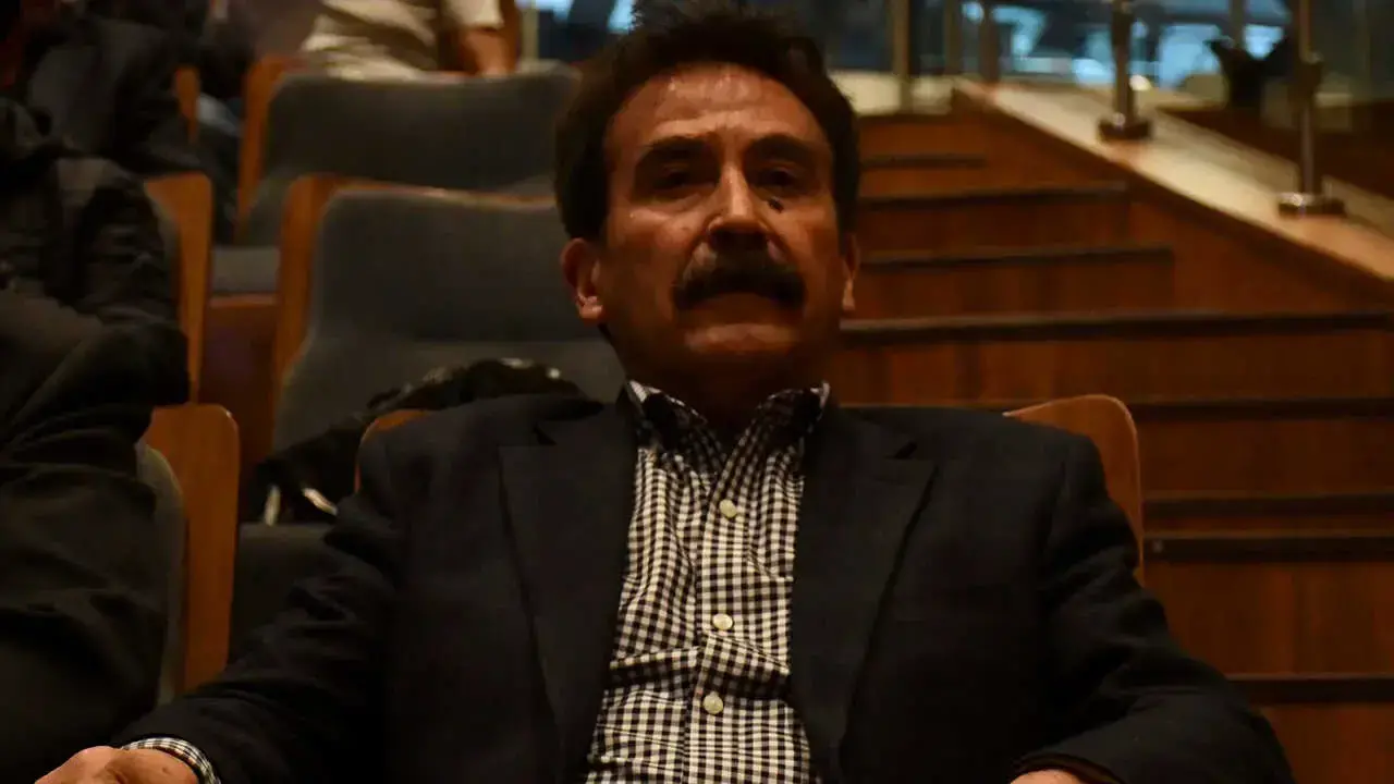 Humberto Valenzuela, en la posesión de este viernes.