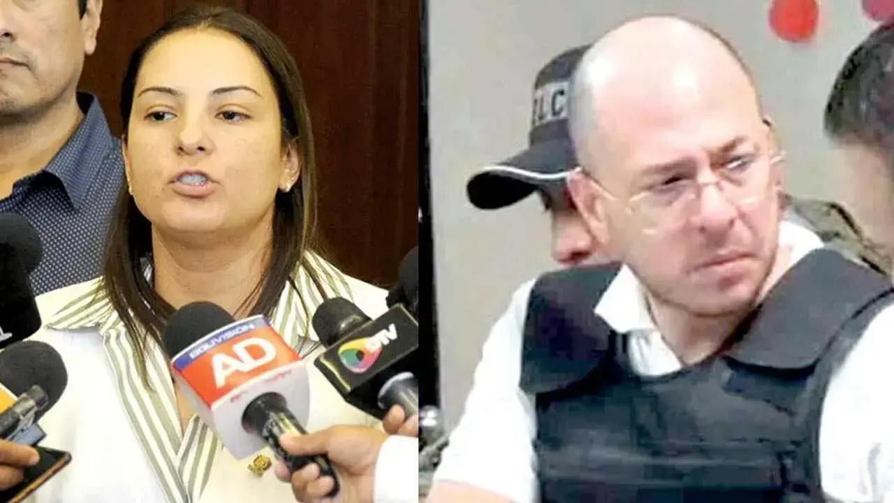 La exdiputada Laura Rojas y el juez Herbert Zeballos, bajo detención preventiva.