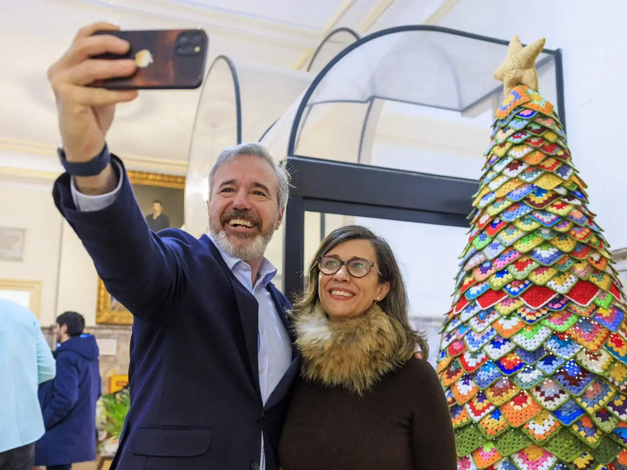 El presidente de Aragón, Jorge Azcón, y la consejera Marian Orós.